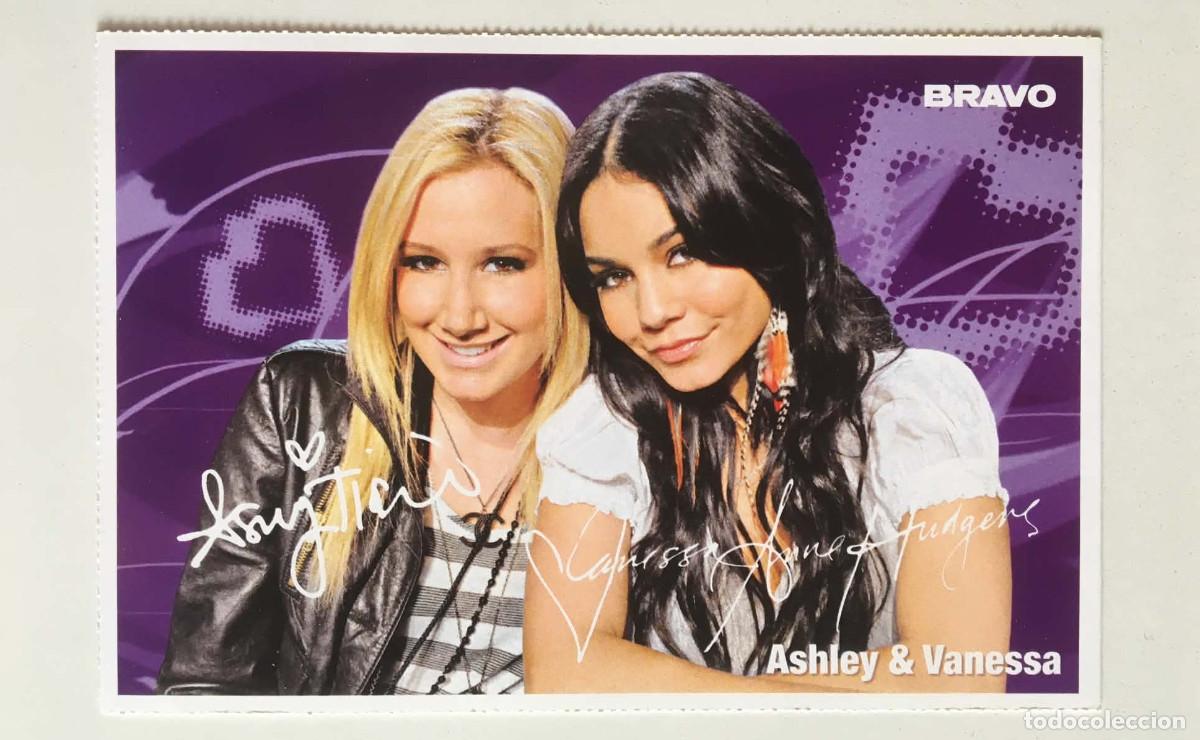 Cine: Ashley Tisdale Vanessa Hudgens HSM / Dieter Bohlen Autograph Card Bravo Germany 2008 Disney Channel