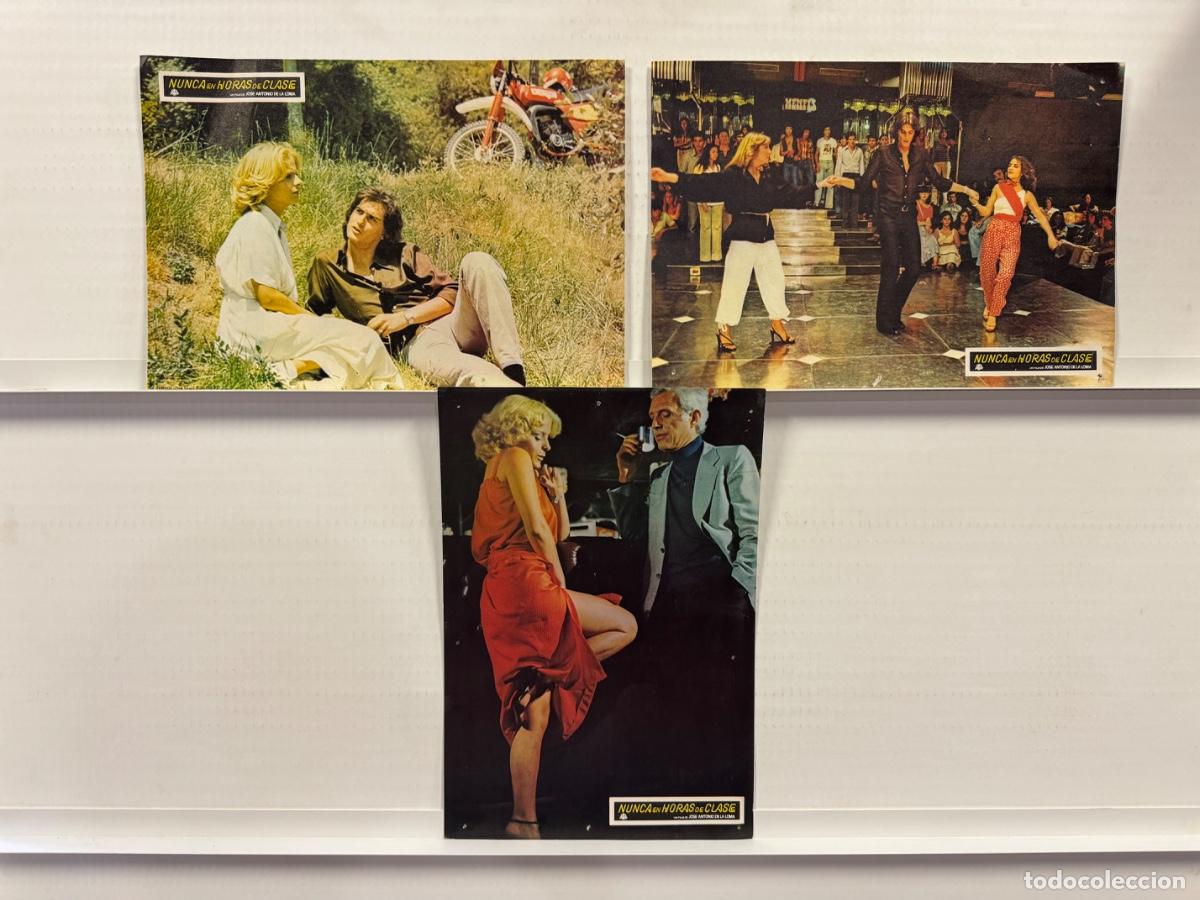Cine: Nunca en horas de clase, Inma de Santi, Lopez Vazquez, 3 FOTOCROMOS