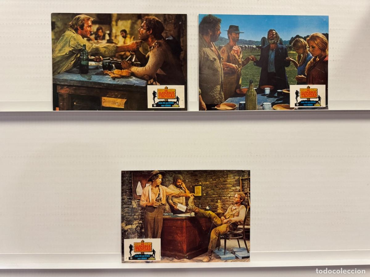 Cine: Le llamaran Trinidad, Terence Hill, Bud Spencer, 3 FOTOCROMOS