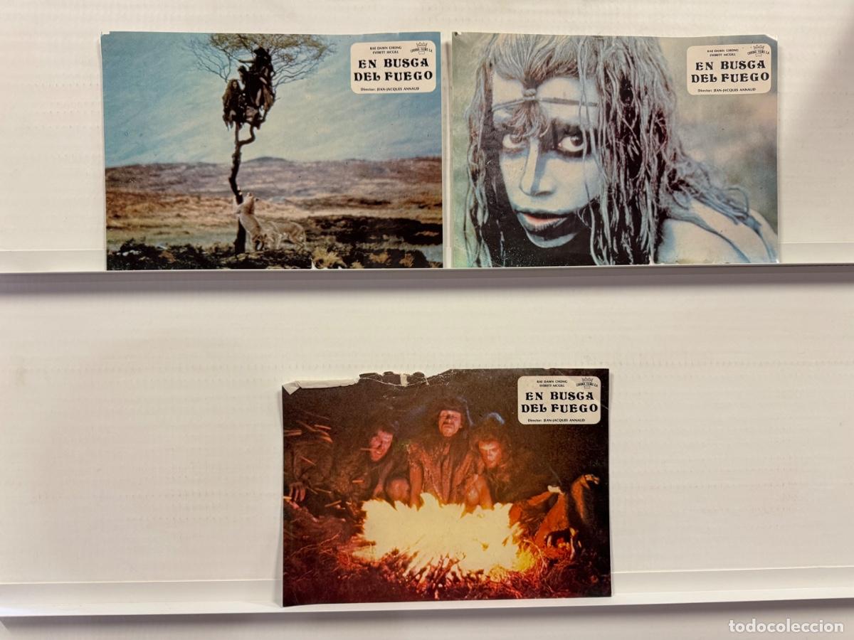 Cine: En busca del fuego, Dawn Chong, Everett McGill, 3 FOTOCROMOS