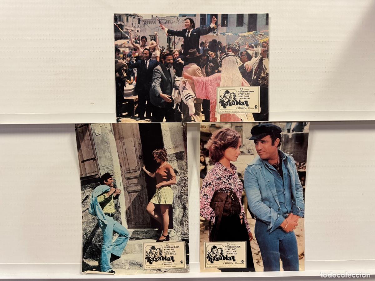 Cine: Kazablan, Yehoram Gaon, Efrat Lavi, 3 FOTOCROMOS