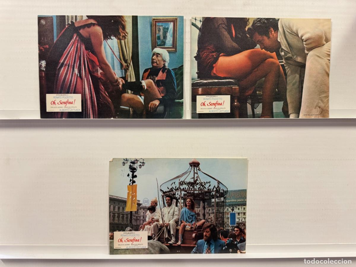 Cine: Oh Serafina!, Renato Pozzeto, Angelica Ippolito, 3 FOTOCROMOS