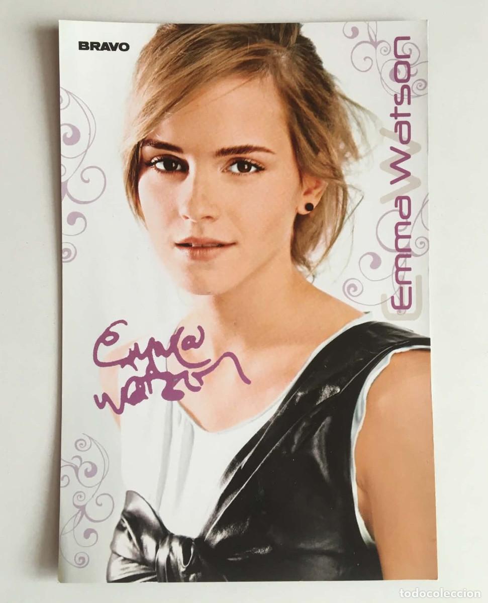 Cine: Emma Watson Harry Potter Autograph Card Bravo Germany 2010 Movie