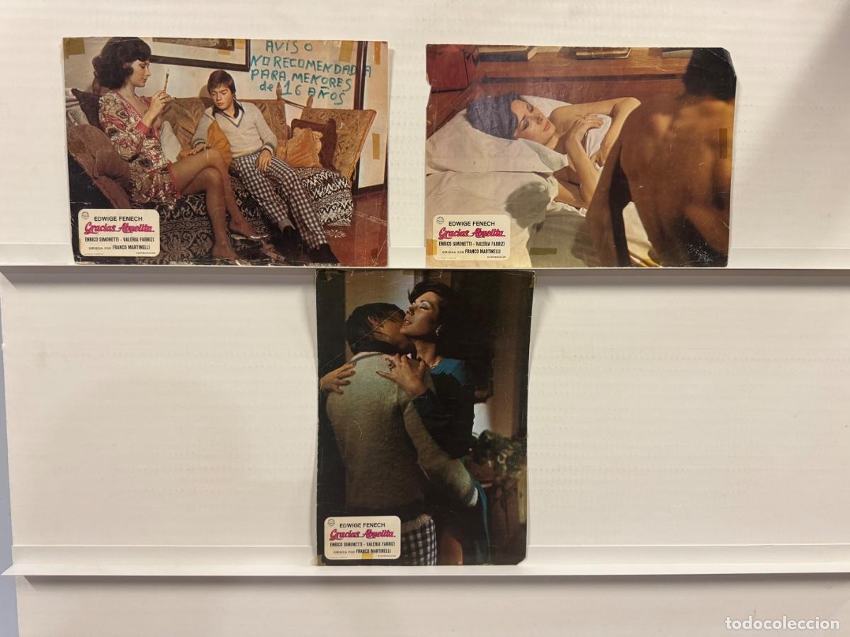 Cine: Gracias abuelita, Enrico Simonetti, Valeria Fabrizi, 3 FOTOCROMOS