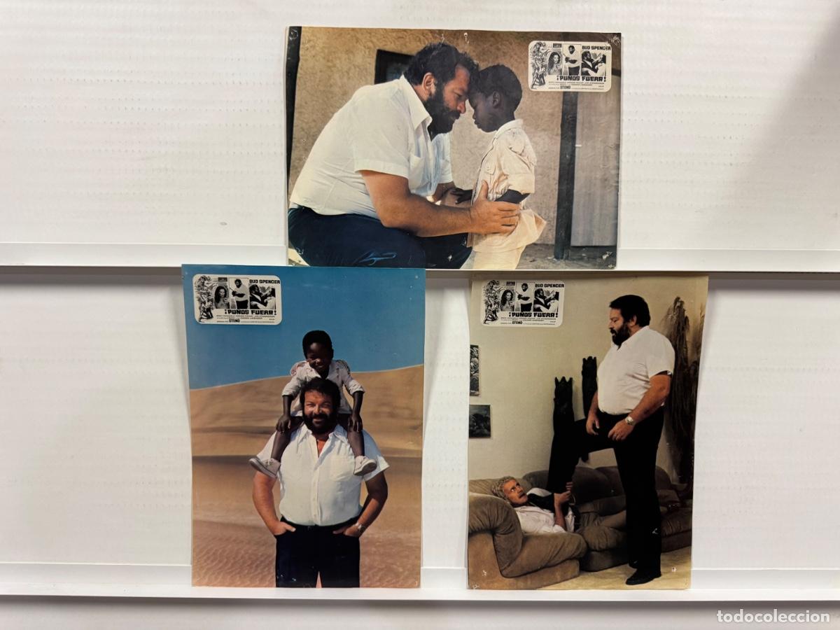 Cine: Pu&ntilde;os fuera, Bud Spencer, Enzo Cannavale, 3 FOTOCROMOS