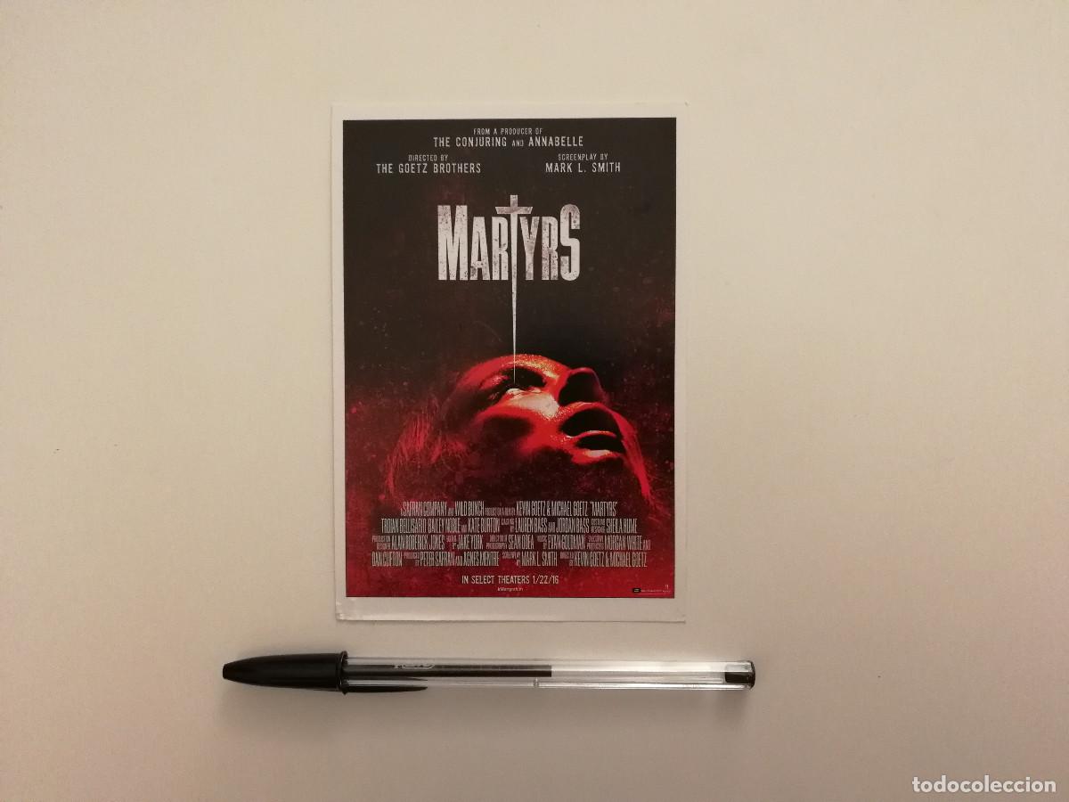 Cine: FICHA COLECCIONABLE -10*15- M&aacute;rtires - TERROR GORE - Pascal Laugier