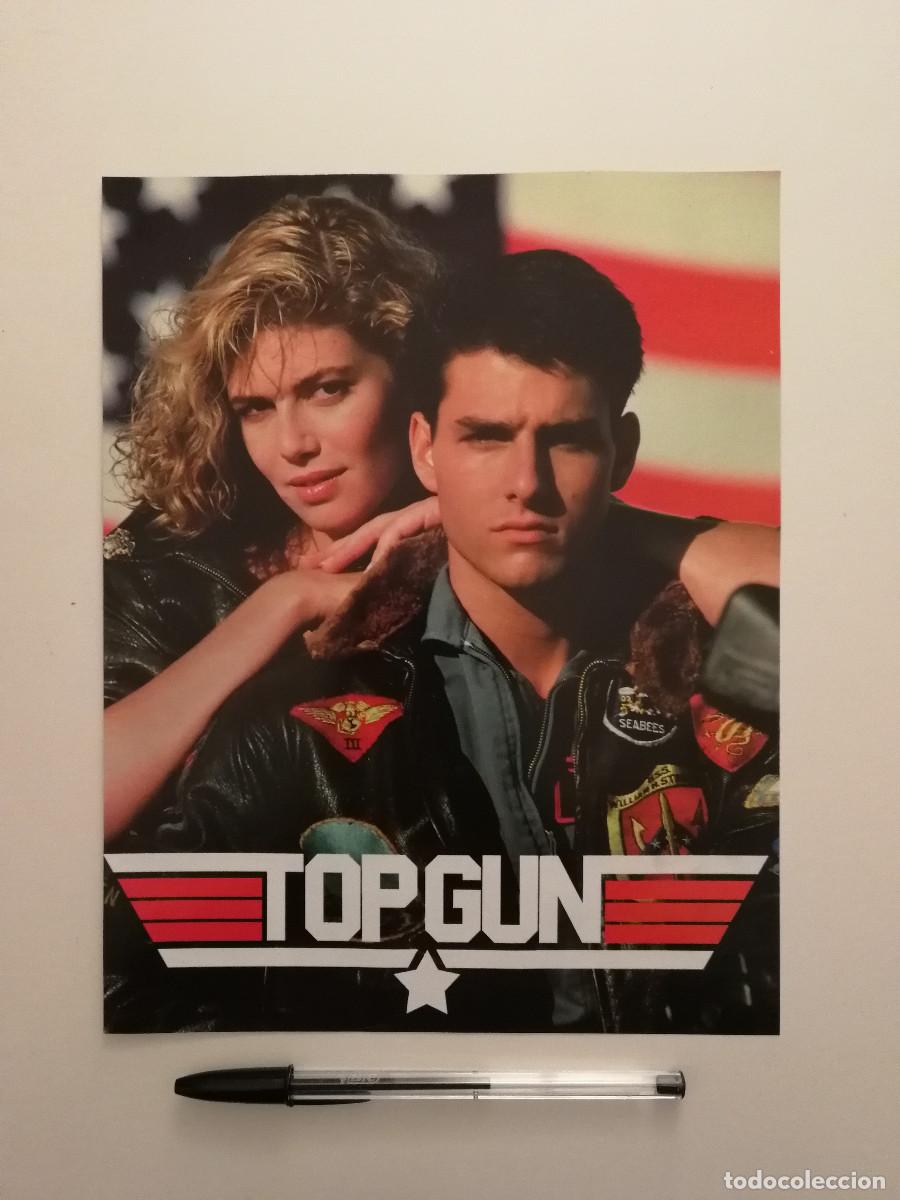 Cine: LAMINA ACARTONADA - TOP GUN - TOM CRUISE - Kelly McGillis