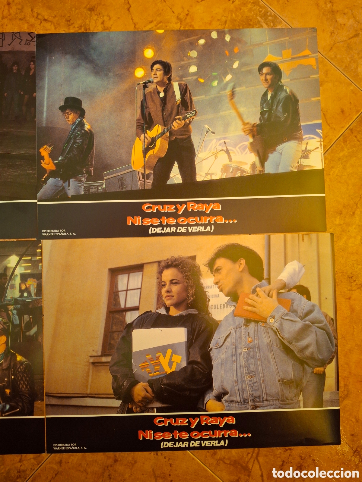 Cine: Lote de 14 Fotocromos Originales - NI SE TE OCURRA... (1990) - Cruz y Raya - Estreno Cine