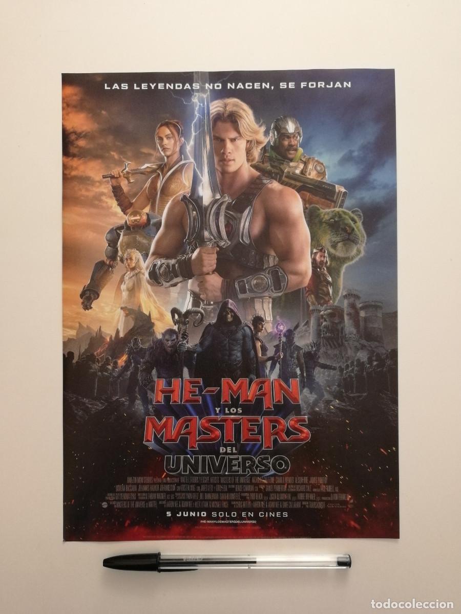 Cine: ANUNCIO ACARTONADO -A4- He-Man y los Masters del Universo - PUBLICIDAD LAMINA