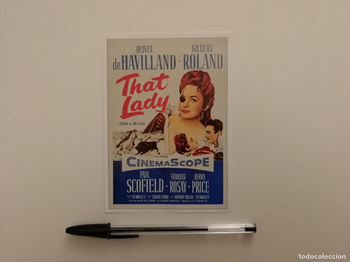 Cine: FICHA COLECCIONABLE -10*15- LA PRINCESA DE EBOLI - OLIVIA DE HAVILLAND