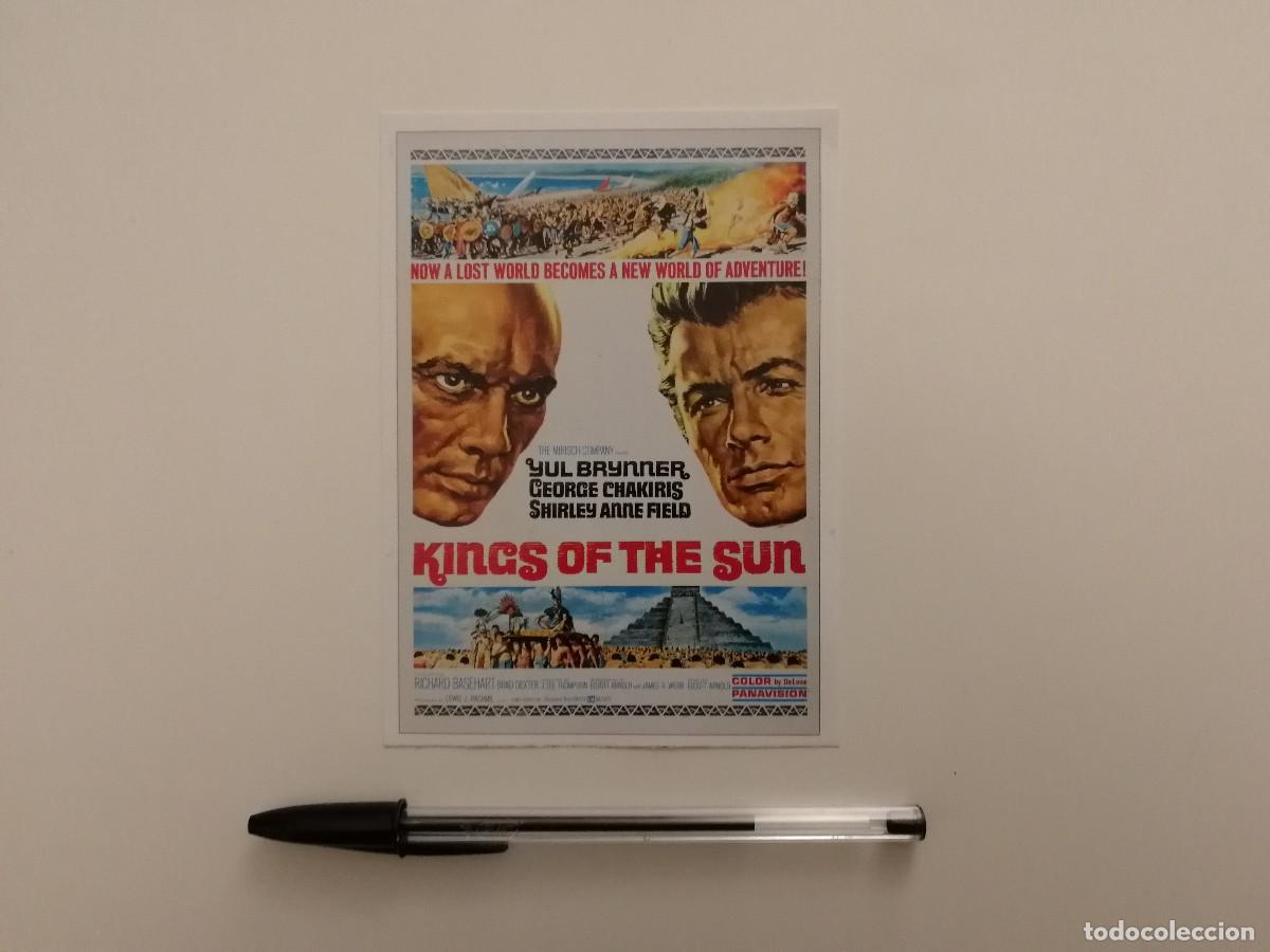 Cine: FICHA COLECCIONABLE -10*15- LOS REYES DEL SOL - Yul Brynner