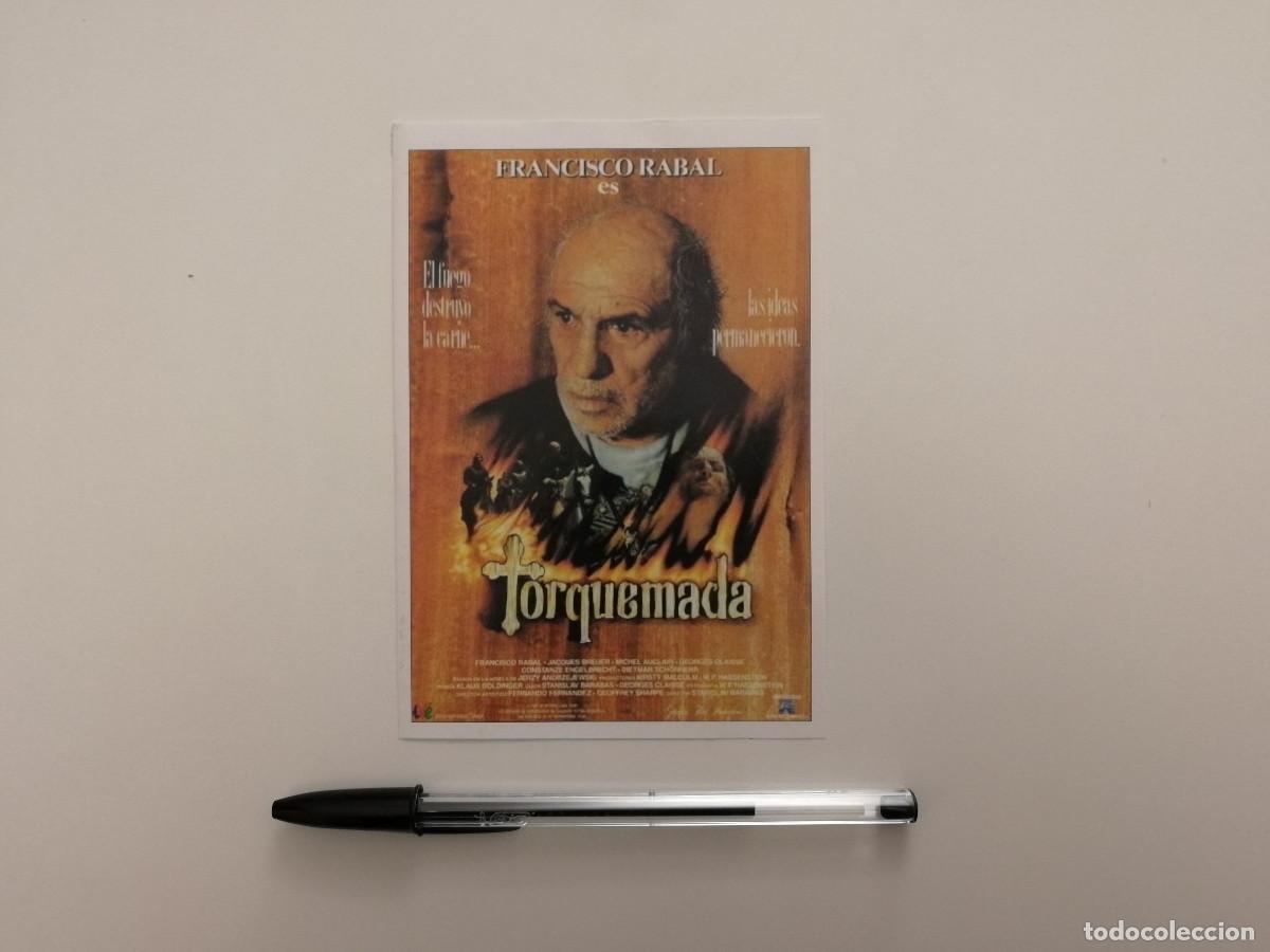 Cine: FICHA COLECCIONABLE -10*15- TORQUEMADA - FRANCISCO RABAL