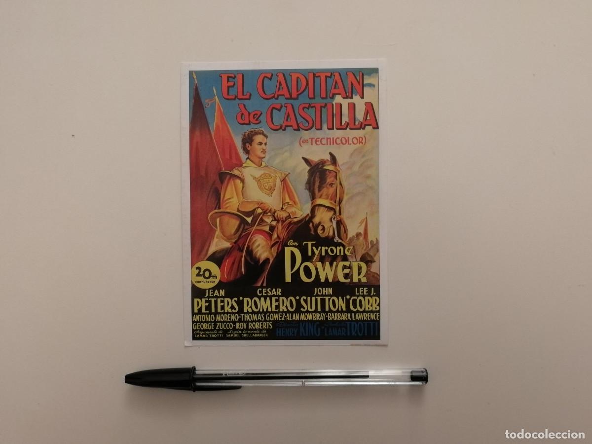 Cine: FICHA COLECCIONABLE -10*15- EL CAPITAN DE CASTILLA - TYRONE POWER