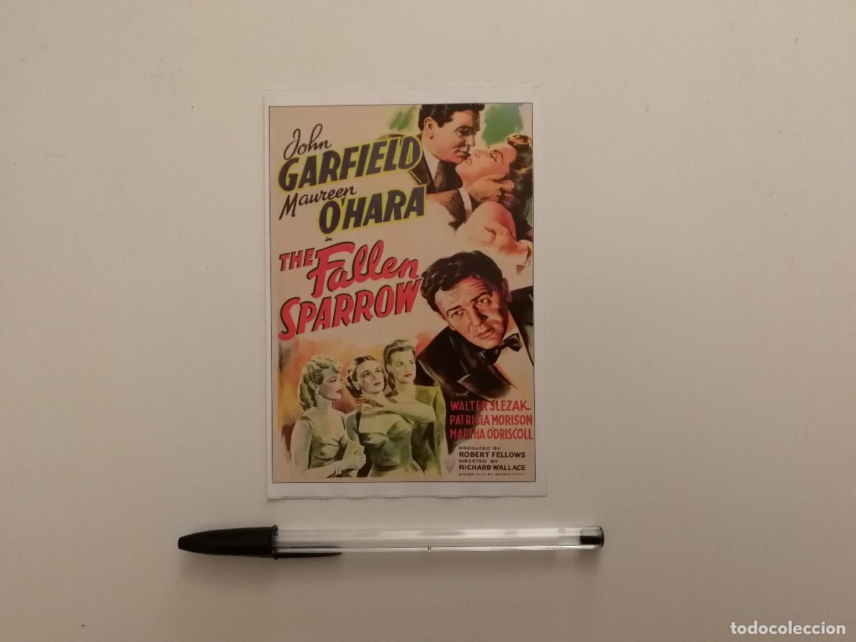Cine: FICHA COLECCIONABLE -10*15- PERSEGUIDO - Maureen O'Hara - CINE NEGRO