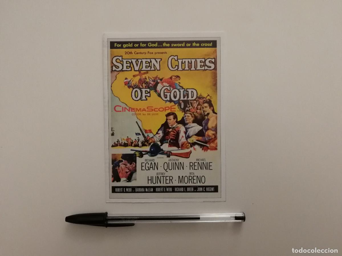 Cine: FICHA COLECCIONABLE -10*15- Siete ciudades de oro - ANTHONY QUINN