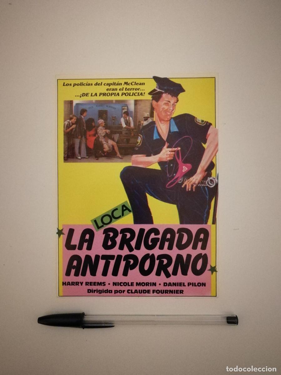 Cine: TARJETA ORIGINAL - LA BRIGADA ANTIPORNO - POLICIA - COMEDIA - Claude Fournier