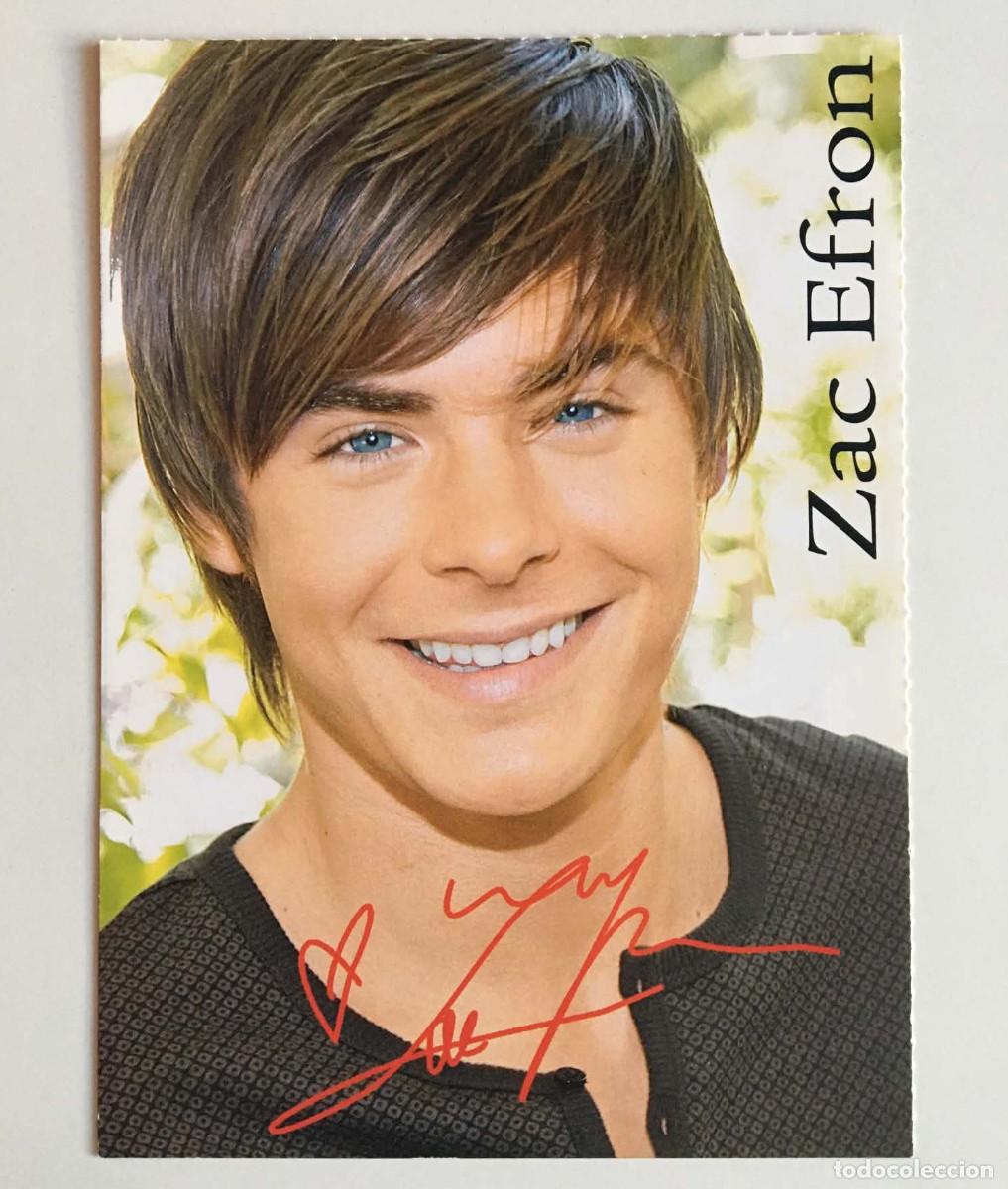 Cine: Zac Efron / Jimi Blue Double-sided Collectible Card Popcorn Magazine Germany 2008 Disney Music