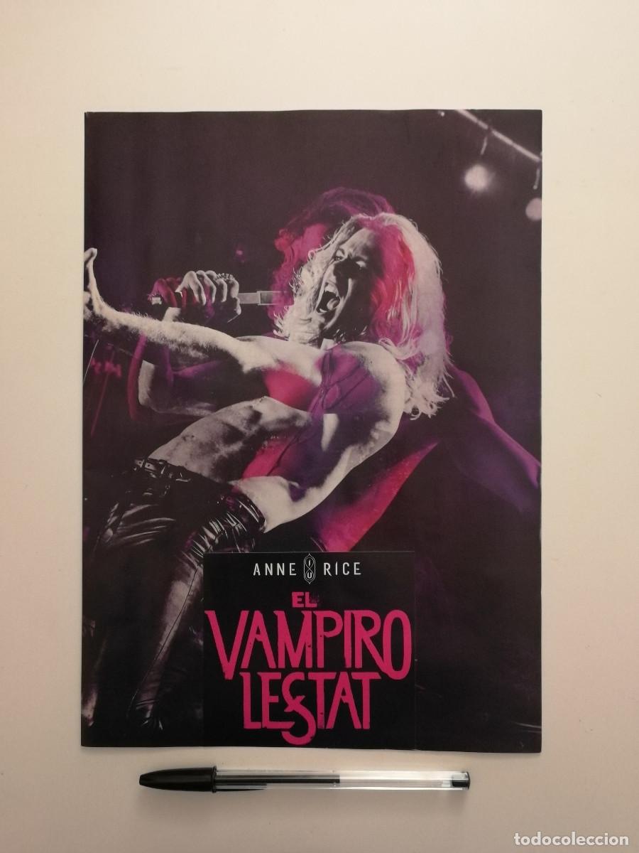 Cine: ANUNCIO ACARTONADO -A4- El Vampiro Lestat - SERIE TV TERROR - SAM REID - PUBLICIDAD LAMINA
