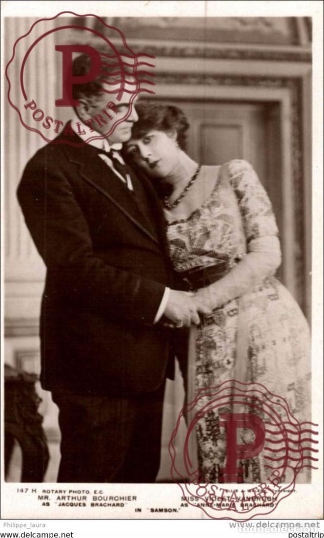 Cine: MR ARTHUR BOURCHIER & MISS VIOLET VANBRUGH. - IN SAMSON
