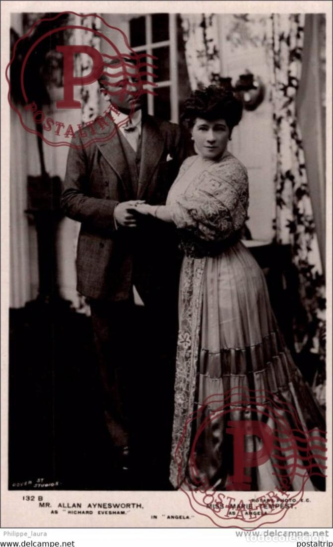 Cine: MR ALLAN AYNESWORTH MISS MARIE TEMPEST. - IN ANGELA