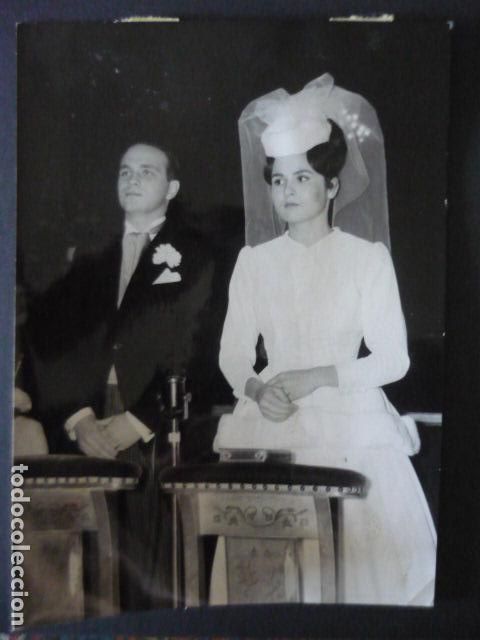 Cine: PARIS BODA DE MARIA MURAT CON ALAIN GUILLAUME ANTIGUA FOTOGRAFA 15 X 21,5 CM