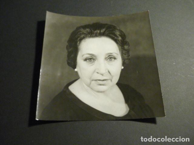 Cine: MARIA FRANCES ACTRIZ OBRA DE TEATRO LA CASA DE BERNARDA ALBA LORCA ANTIGUA FOTOGRAFIA 12 X 12 CM