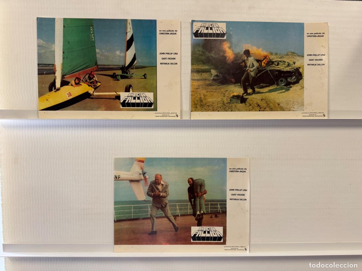 Cine: Ambicion fallida, Great Froebe, Nathalie Delon, 3 FOTOCROMOS