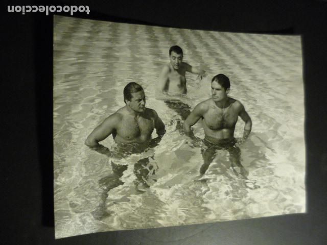 Cine: ANTONIO ALONSO CON ANTONIO OZORES ACTORES ANTIGUA FOTOGRAFIA 17 X 23 CM