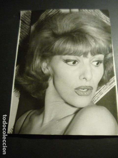 Cinema: ENCARNITA POLO ACTRIZ CANTANTE ANTIGUA FOTOGRAFIA UGUINA FOTOGRAFO MADRID 18 X 24 CM