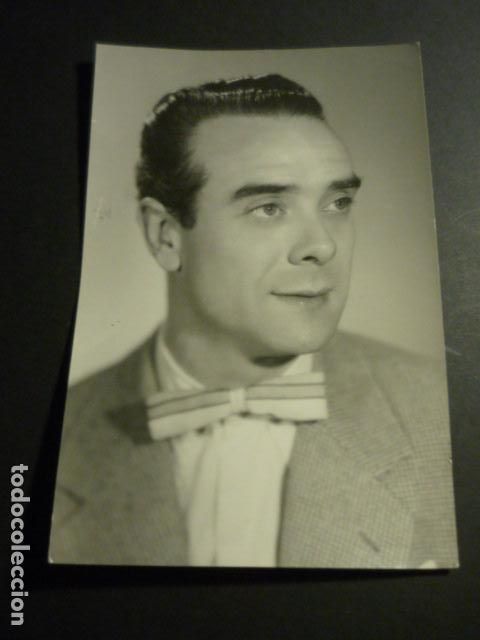 Cine: MANOLO NAVARRO ACTOR ANTIGUA FOTOGRAFIA ANTONIO FOTOGRAFO ZARAGOZA 18 X 12 CM