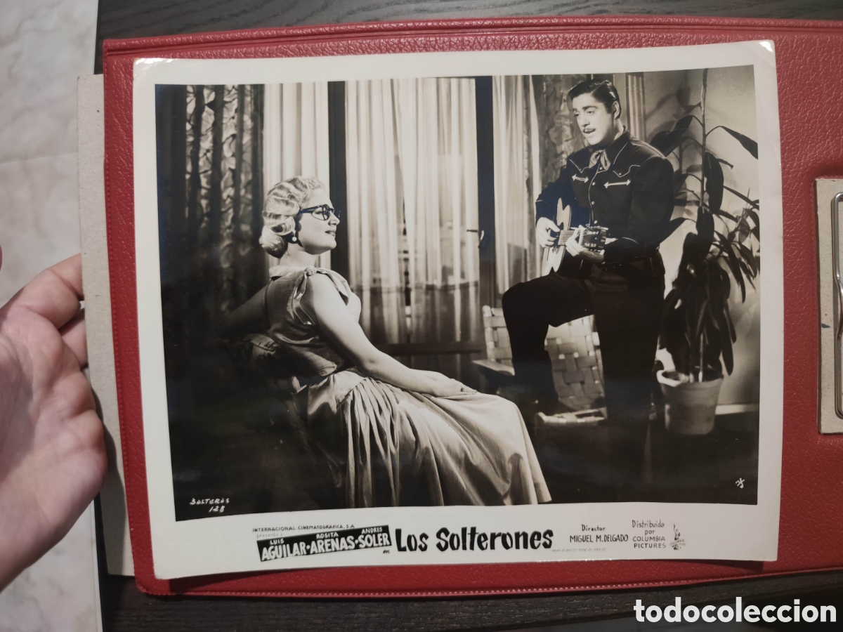 Cine: Foto - Los solterones - 1953 - Luis Aguilar, Rosa Arenas - Fotografia Original de distribuidora -