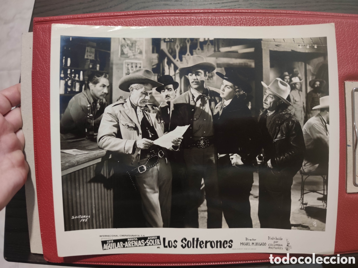 Cine: Foto - Los solterones - 1953 - Luis Aguilar, Rosa Arenas - Fotografia Original de distribuidora -
