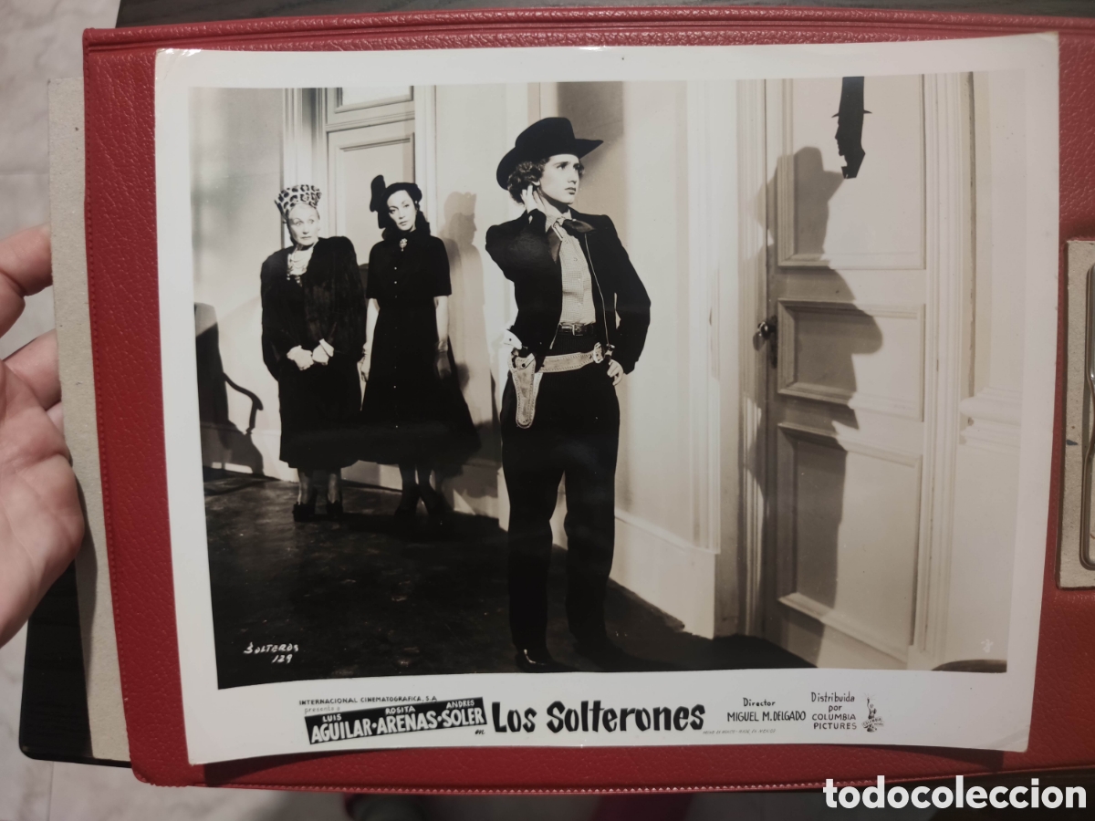 Cine: Foto - Los solterones - 1953 - Luis Aguilar, Rosa Arenas - Fotografia Original de distribuidora -