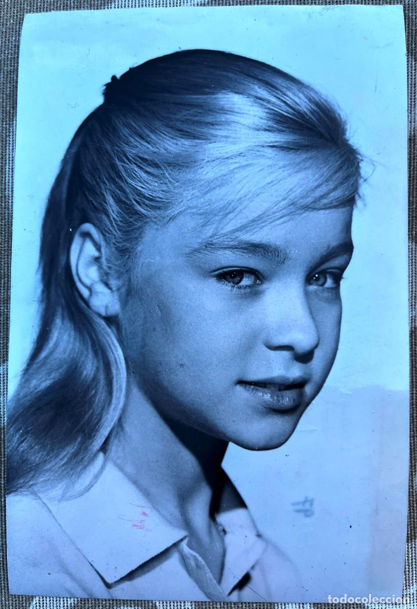 Cine: ANTIGUA FOTOGRAFIA DE MARISOL, PEPA FLORES, 17-6-1961, MIDE 17,7, X 11,5 CMS. APROXIMADAMENTE, VER T
