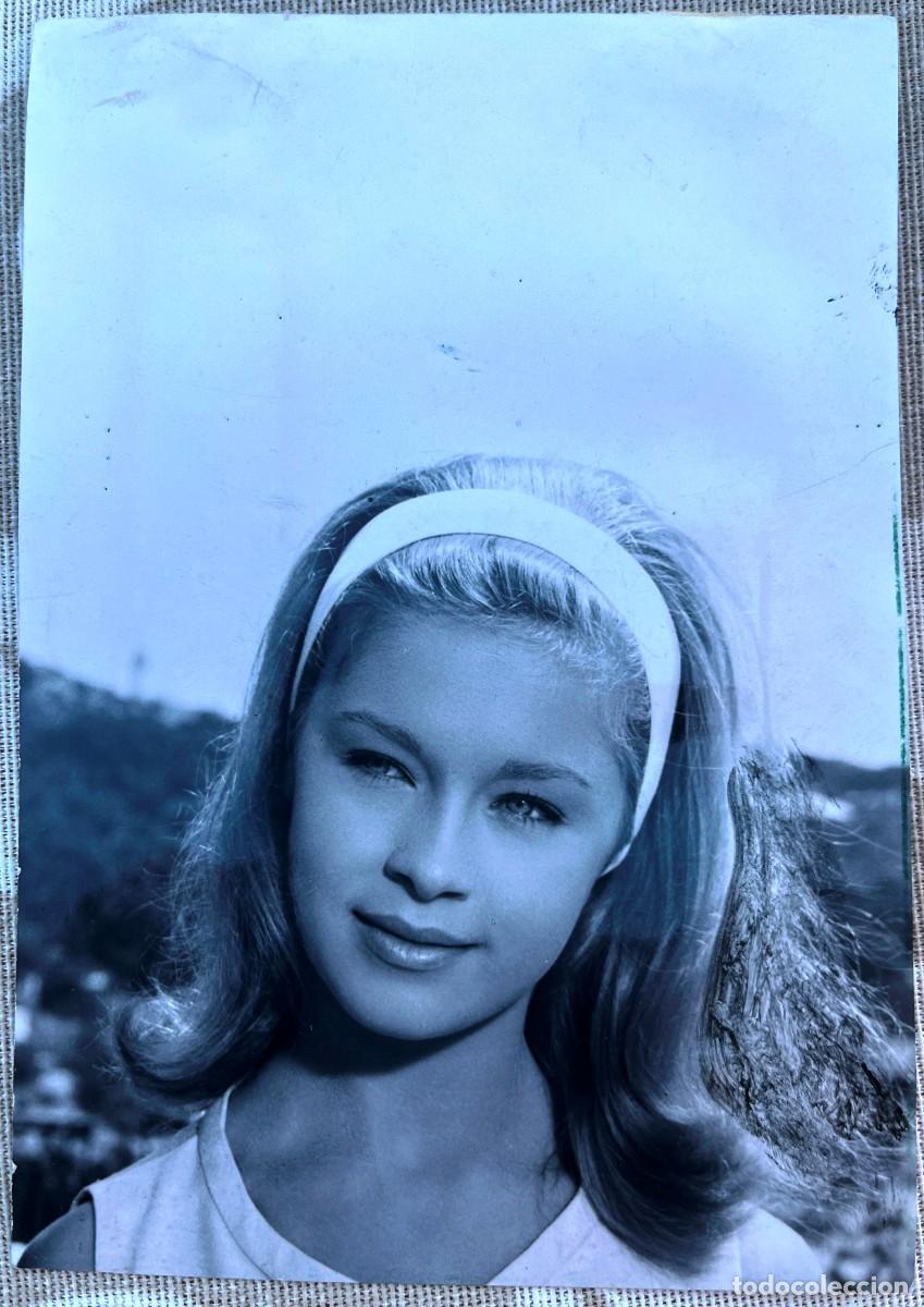 Cine: ANTIGUA FOTOGRAFIA DE MARISOL, PEPA FLORES, 13-2-1965, MIDE 15,7 X 10,8 CMS. APROXIMADAMENTE, VER TO