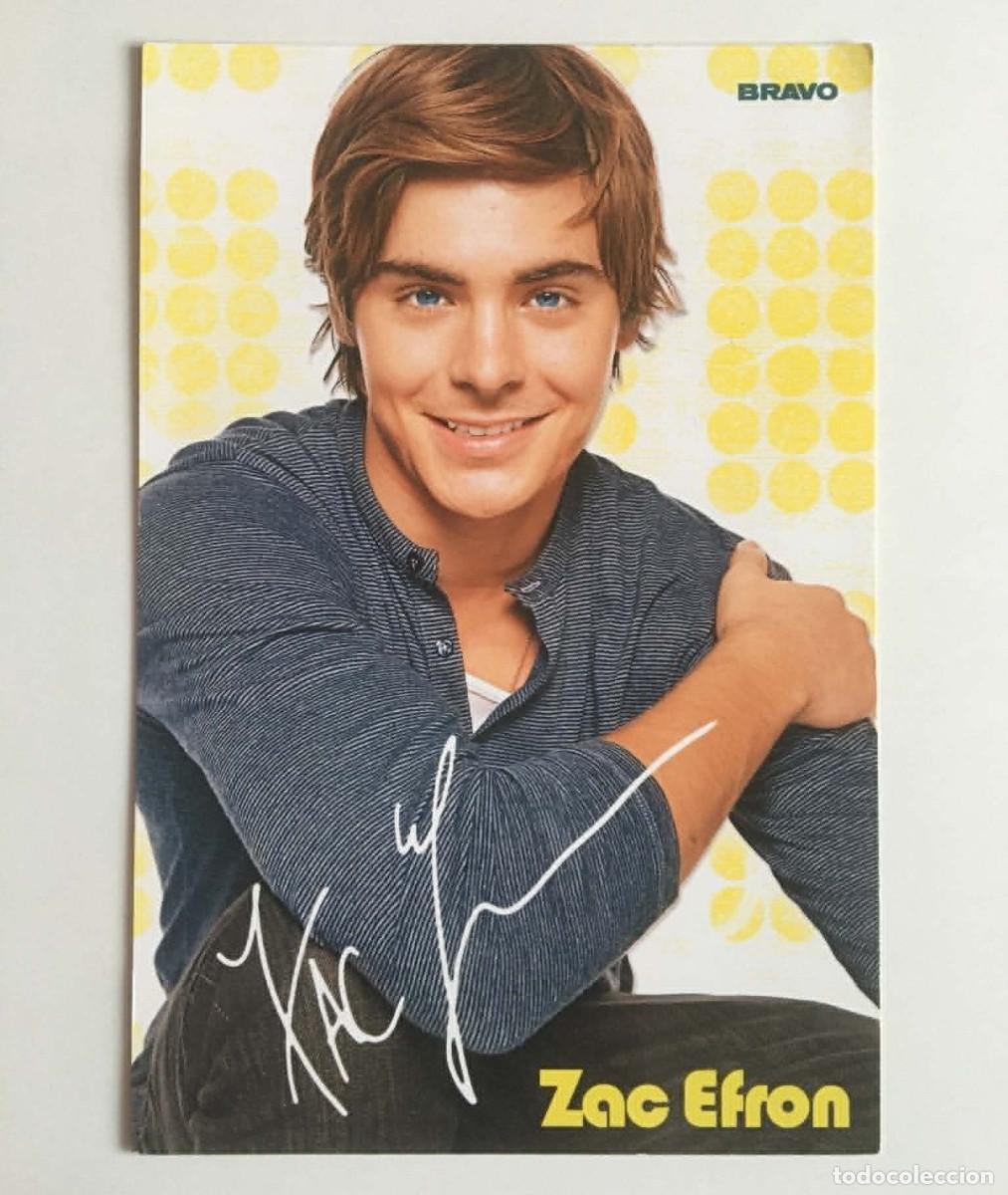 Cine: Zac Efron High School Musical Collectible Autograph Card Bravo Germany 2010 Disney TV Series