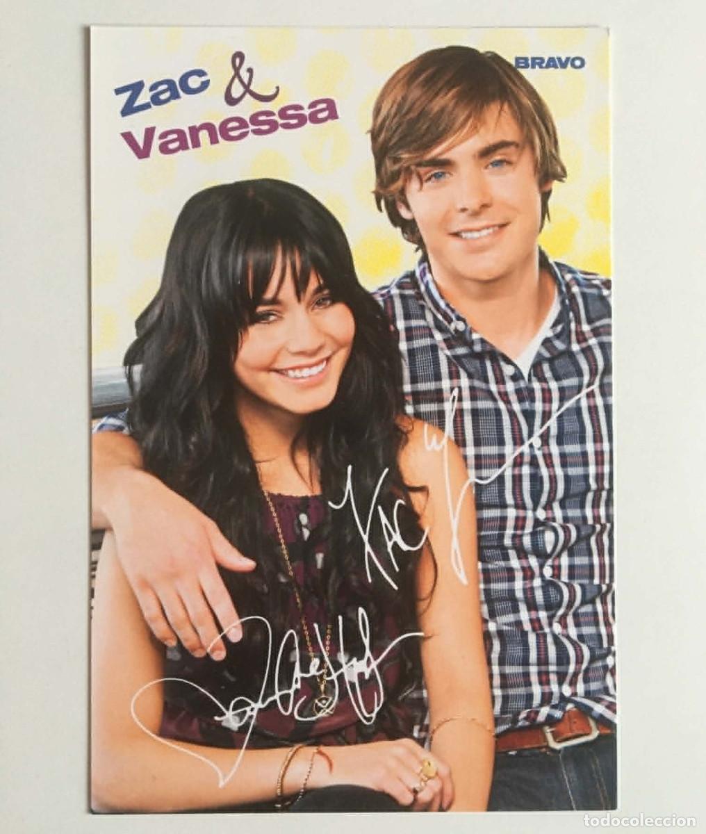 Cine: Vanessa Hudgens & Zac Efron High School Musical Collectible Card Bravo Germany 2009 Disney TV Series