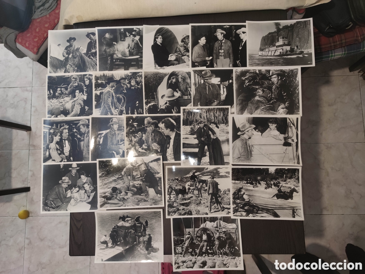 Cine: Lote 21 Fotos - Horizontes lejanos - James Stewart - Original de distribuidora - Western - Oeste