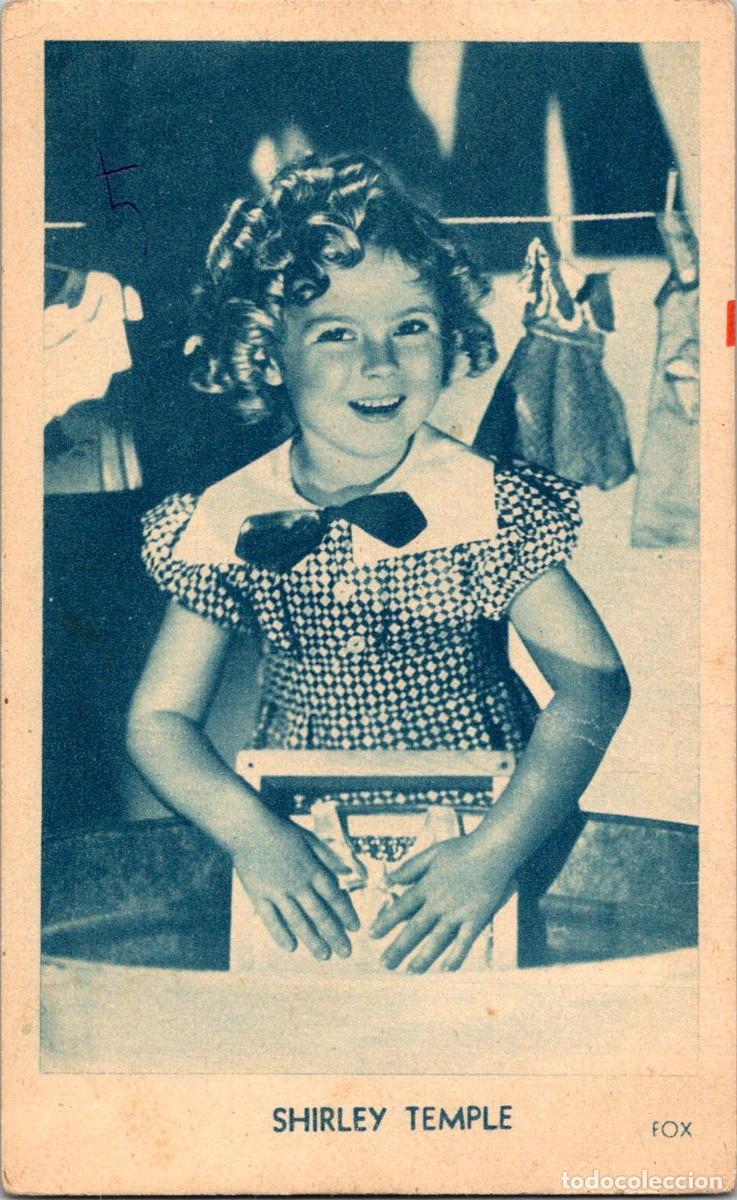 Cine: Shirley Temple - Fox - Sin m&aacute;s datos - Reverso sin impresi&oacute;n - 140x87mm - Lavando vestiditos mu&ntilde;eca