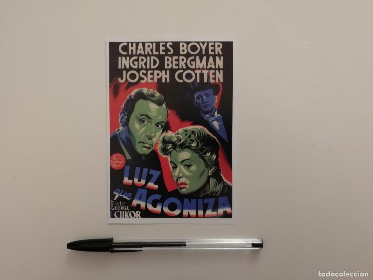 Cine: FICHA COLECCIONABLE -10*15- LUZ QUE AGONIZA - INGRID BERGMAN - GEORGE CUKOR