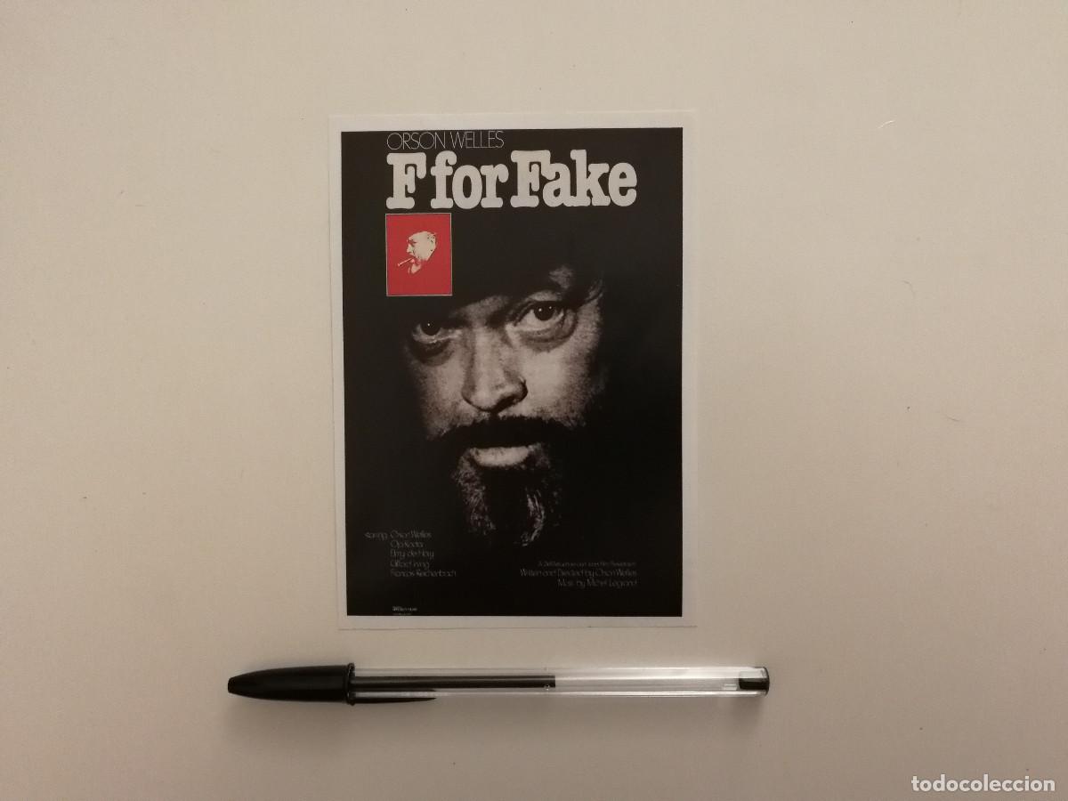 Cine: FICHA COLECCIONABLE -10*15- FRAUDE - ORSON WELLES