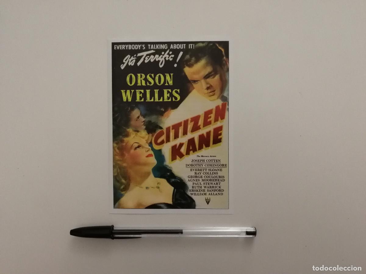 Cine: FICHA COLECCIONABLE -10*15- CIUDADANO KANE - ORSON WELLES