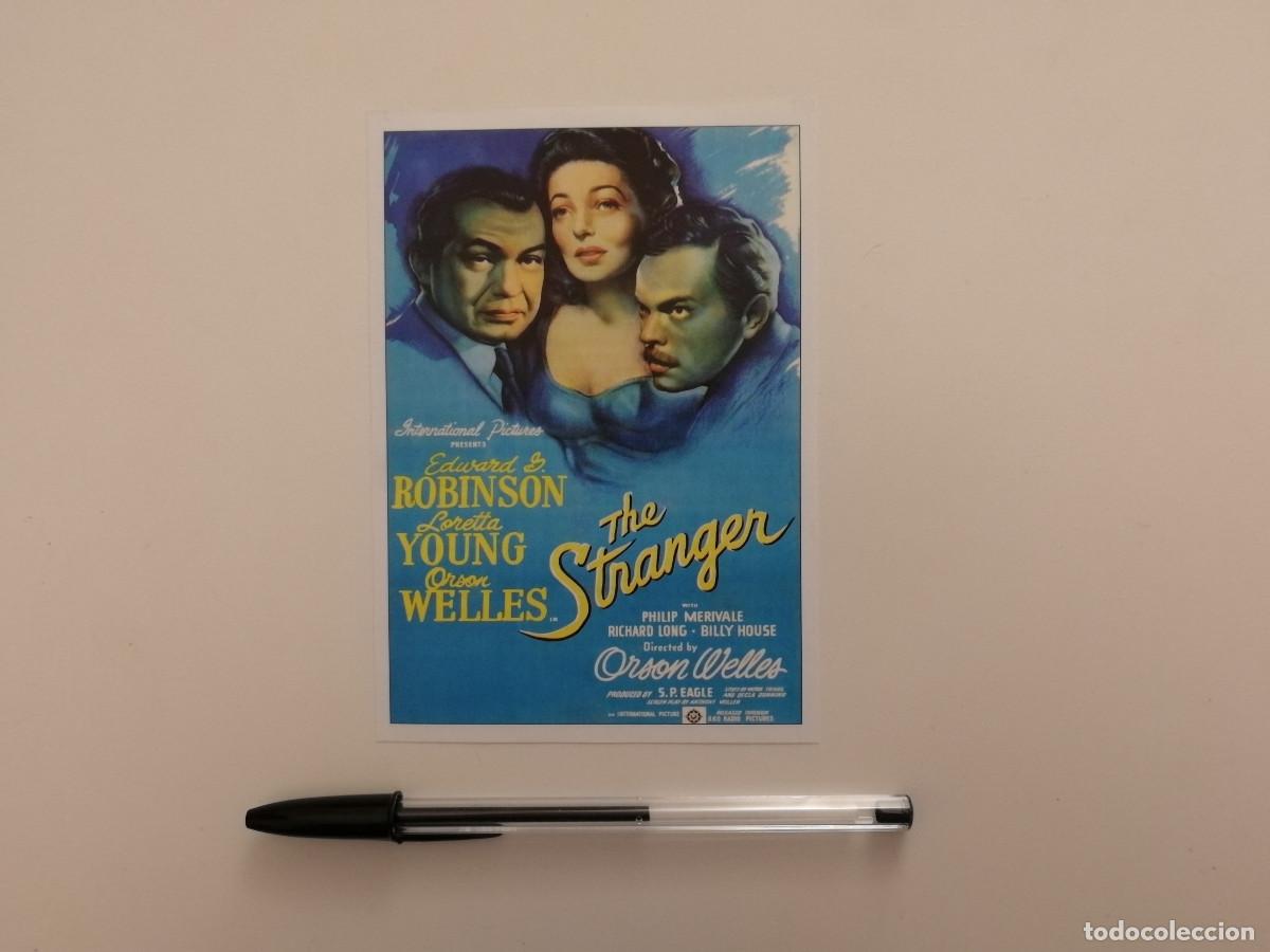 Cinema: FICHA COLECCIONABLE -10*15- EL EXTRA&Ntilde;O - ORSON WELLES - LORETTA YOUNG