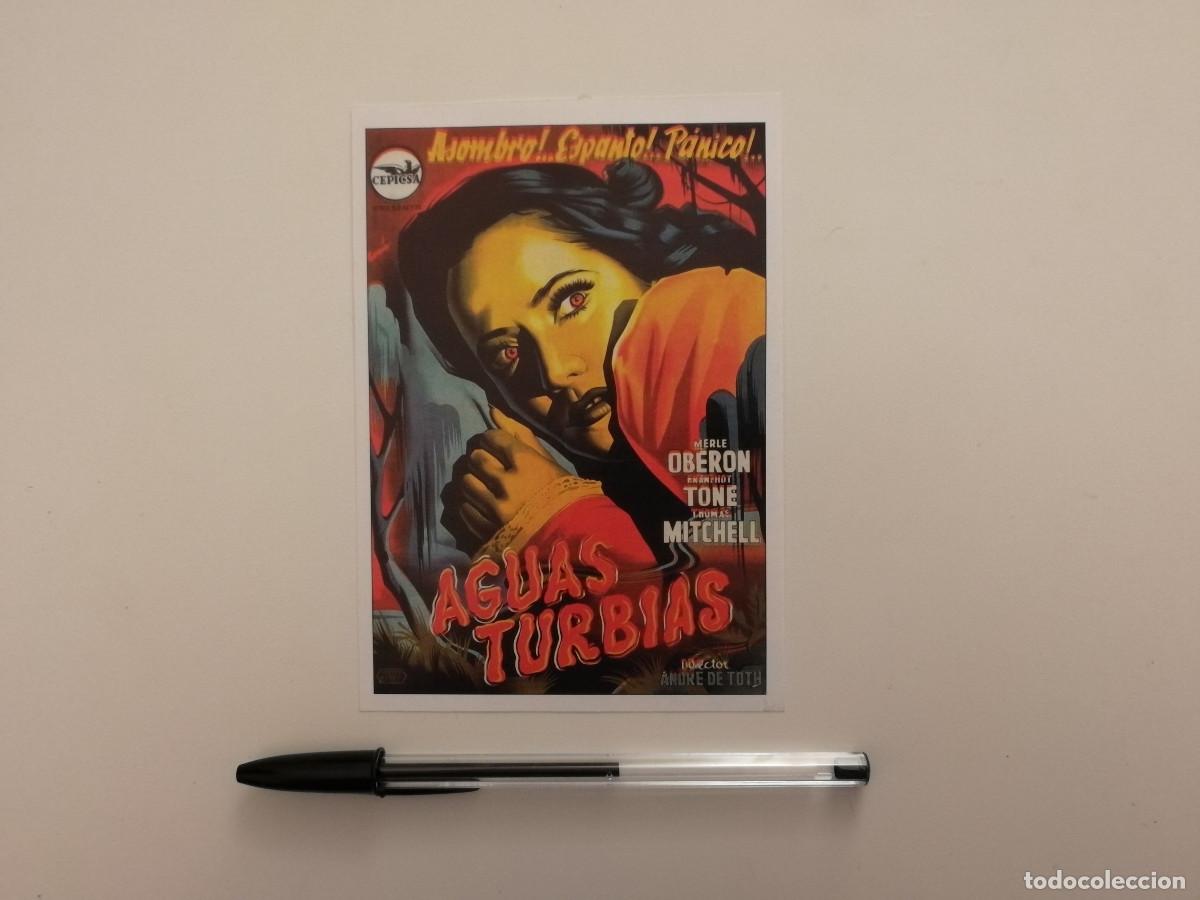 Cinema: FICHA COLECCIONABLE -10*15- AGUAS TURBIAS - MERLE OBERON