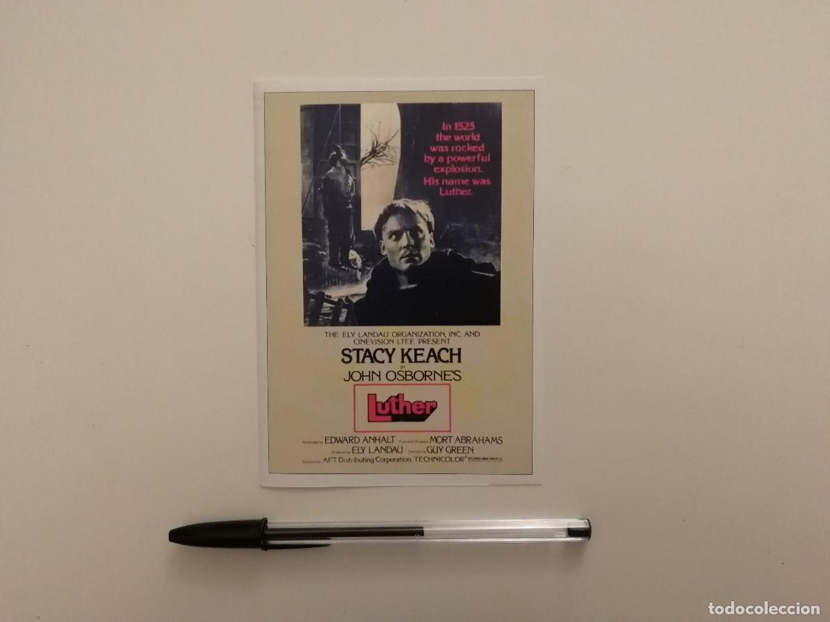 Cine: FICHA COLECCIONABLE -10*15- LUTHER - STACY KEACH
