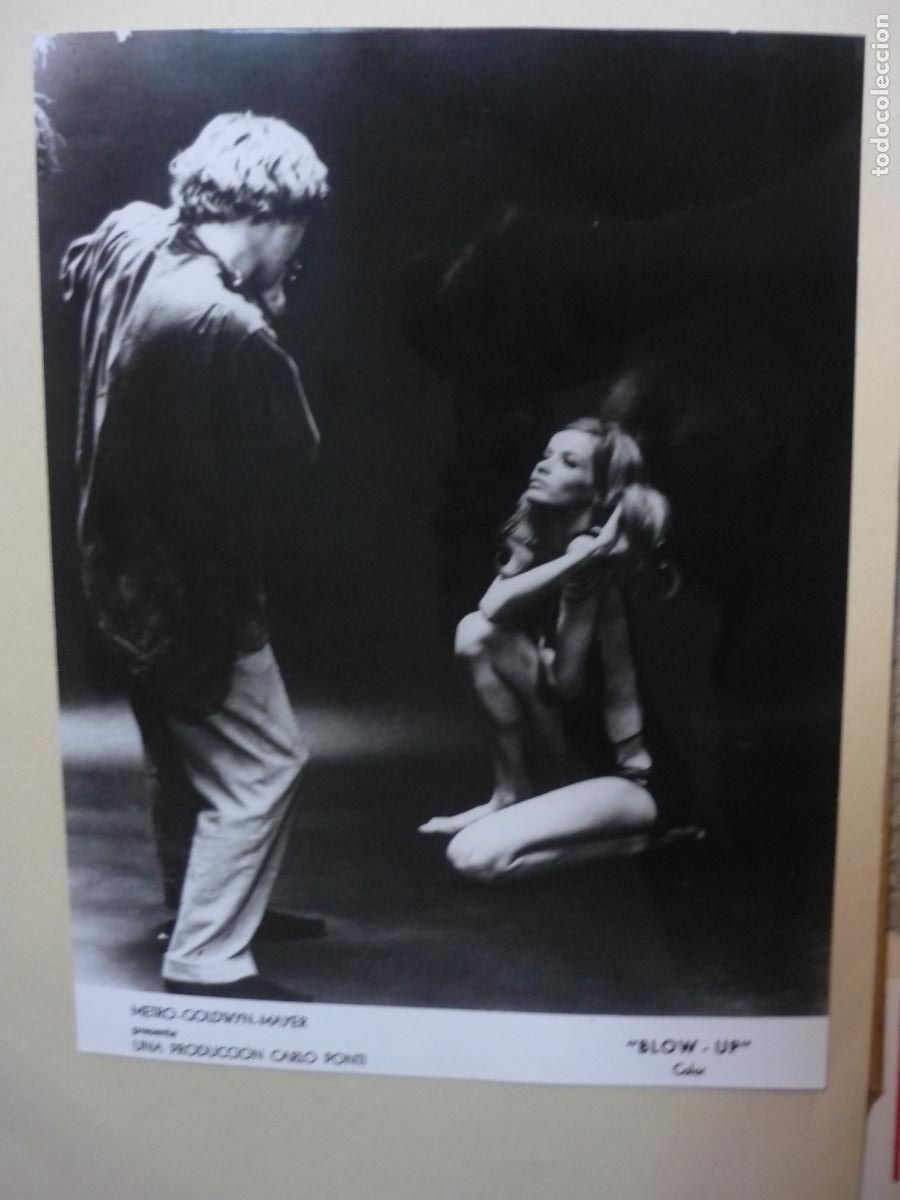Cine: blow up - foto original b/n - David Hemmings Veruschka von Lehndorff - Michelangelo Antonioni