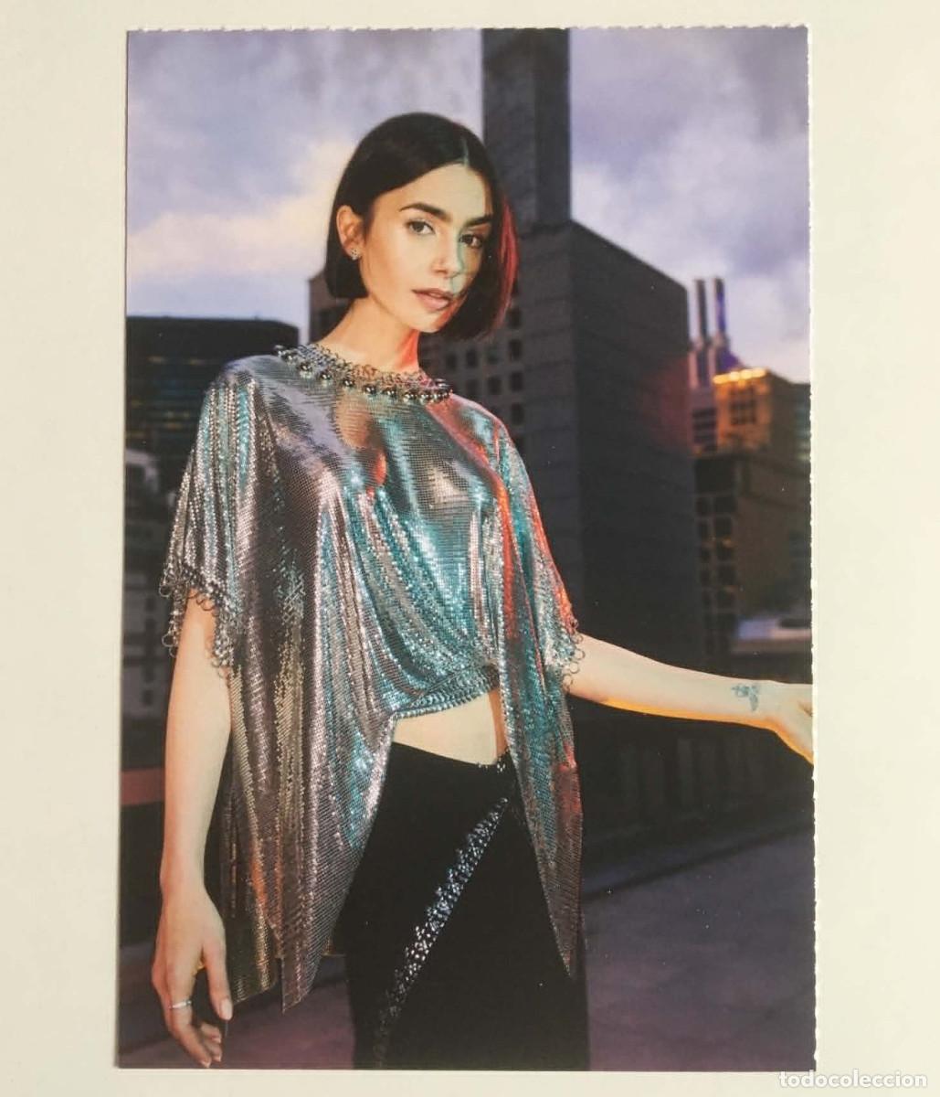 Cine: Lily Collins Emily in Paris Season 4 Collectible Postcard StarLight Magazine France Movie