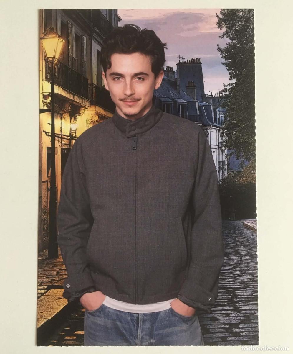 Cine: Timoth&eacute;e Chalamet Paris Street Background Collectible Card YouStar Magazine France 2024 Movie