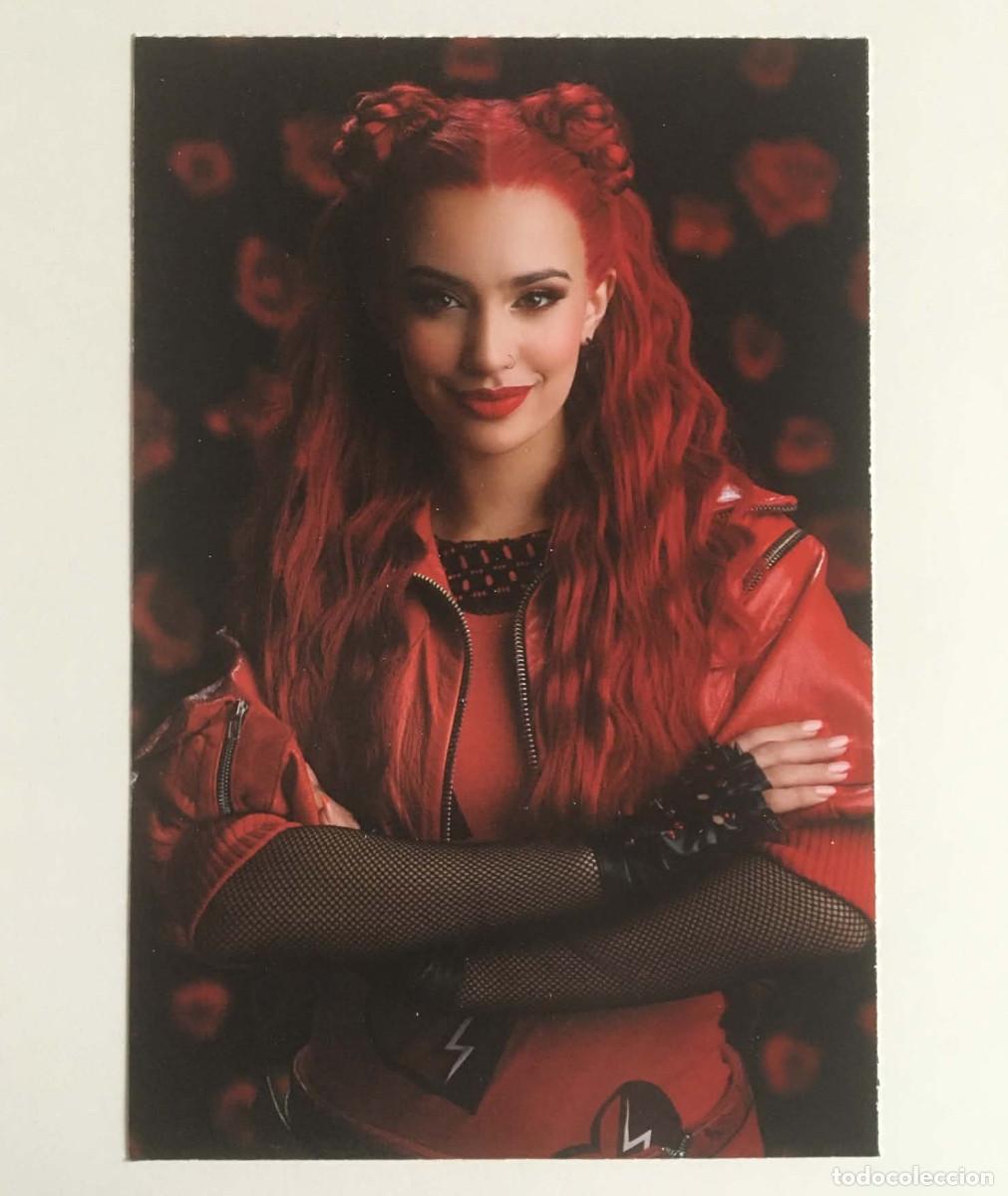 Cine: Kylie Cantrall Descendants 4 Rise of Red Disney Collectibel Postcard StarLight Magazine France Movie
