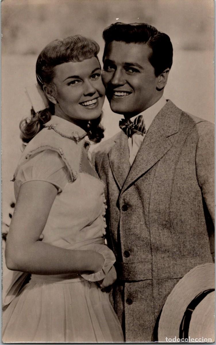Cine: Doris Day y Gordon Mc. Rae - A la Luz de la Luna (Warner Bros) - Archivo Bermejo 5104 - 135x85mm